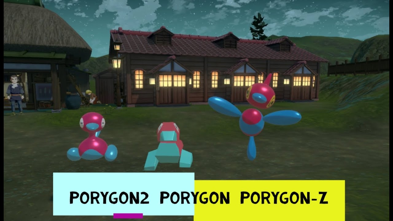 COMO ENCONTRAR Y EVOLUCIONAR A PORYGON, PORYGON2 Y PORYGON-Z EN POKEMON LEGENDS: ARCEUS