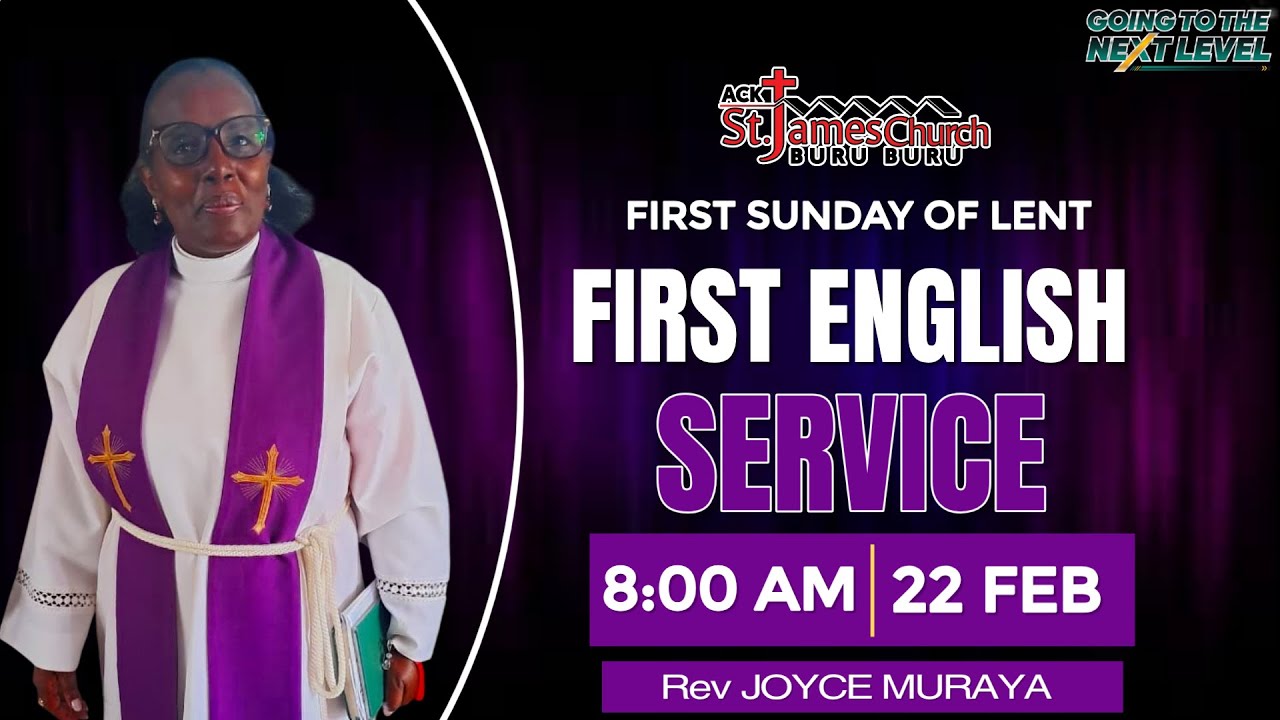 FIRST ENGLISH SERVICE | THE FIRST SUNDAY OF LENT