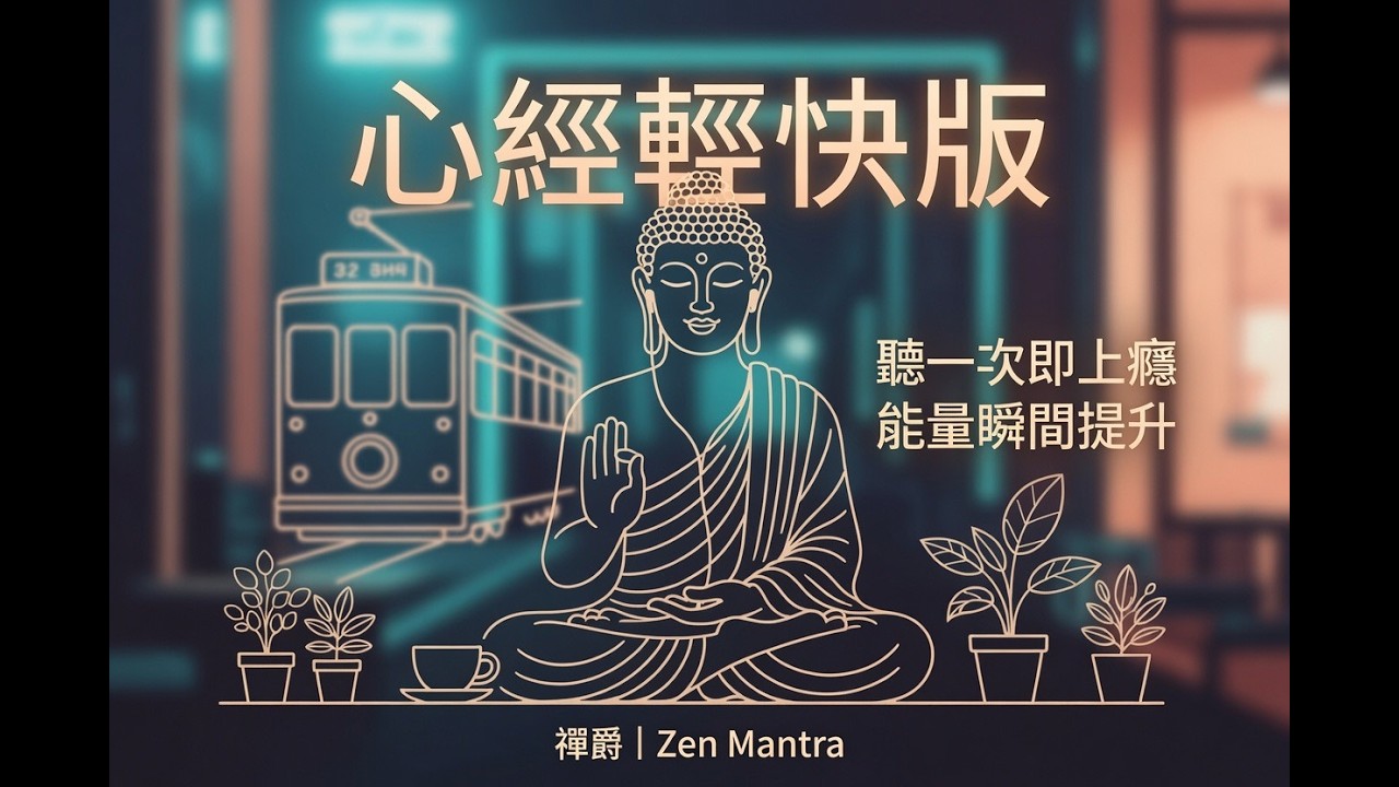 《心經 × Lo-Fi Jazz｜夜深專注・靜心頻率》Heart Sutra Lo-fi Jazz | Calm for Sleep & Focus