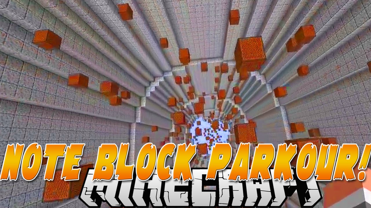 ♫MUSICAL NOTE BLOCK PARKOUR♫ (MINECRAFT) w/Kenny&PrestonPlayz!