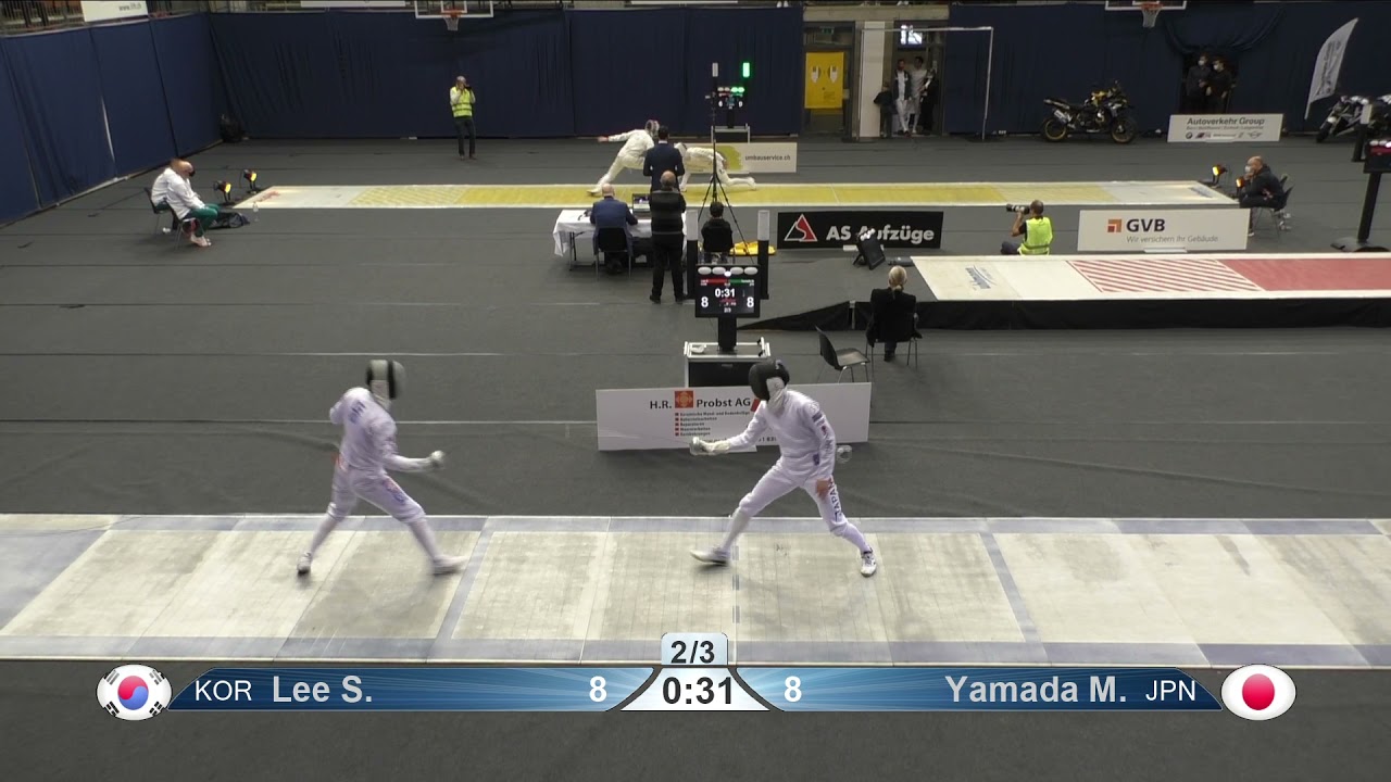 2022 385 T64 01 M E Individual Bern SUI WC BLUE YAMADA JPN vs LEE KOR