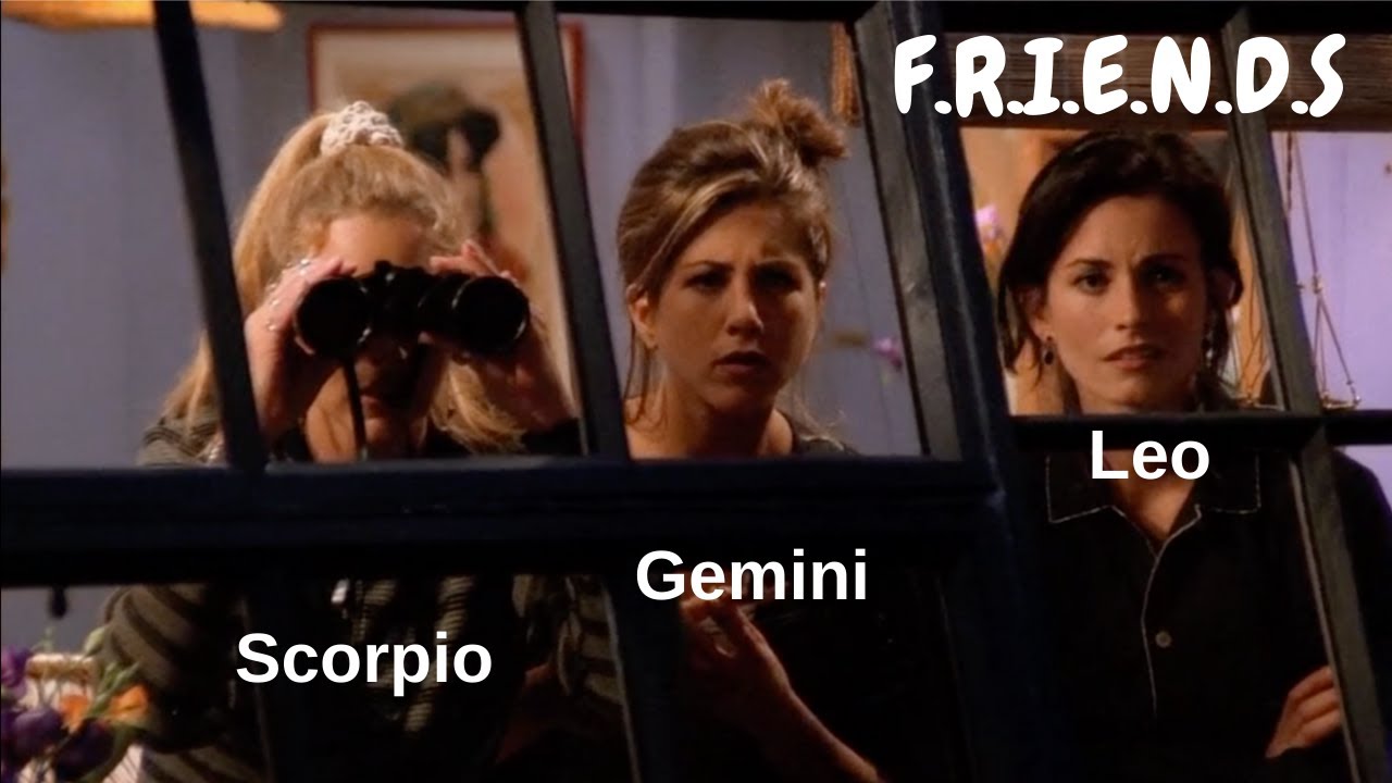 zodiac signs as FRIENDS