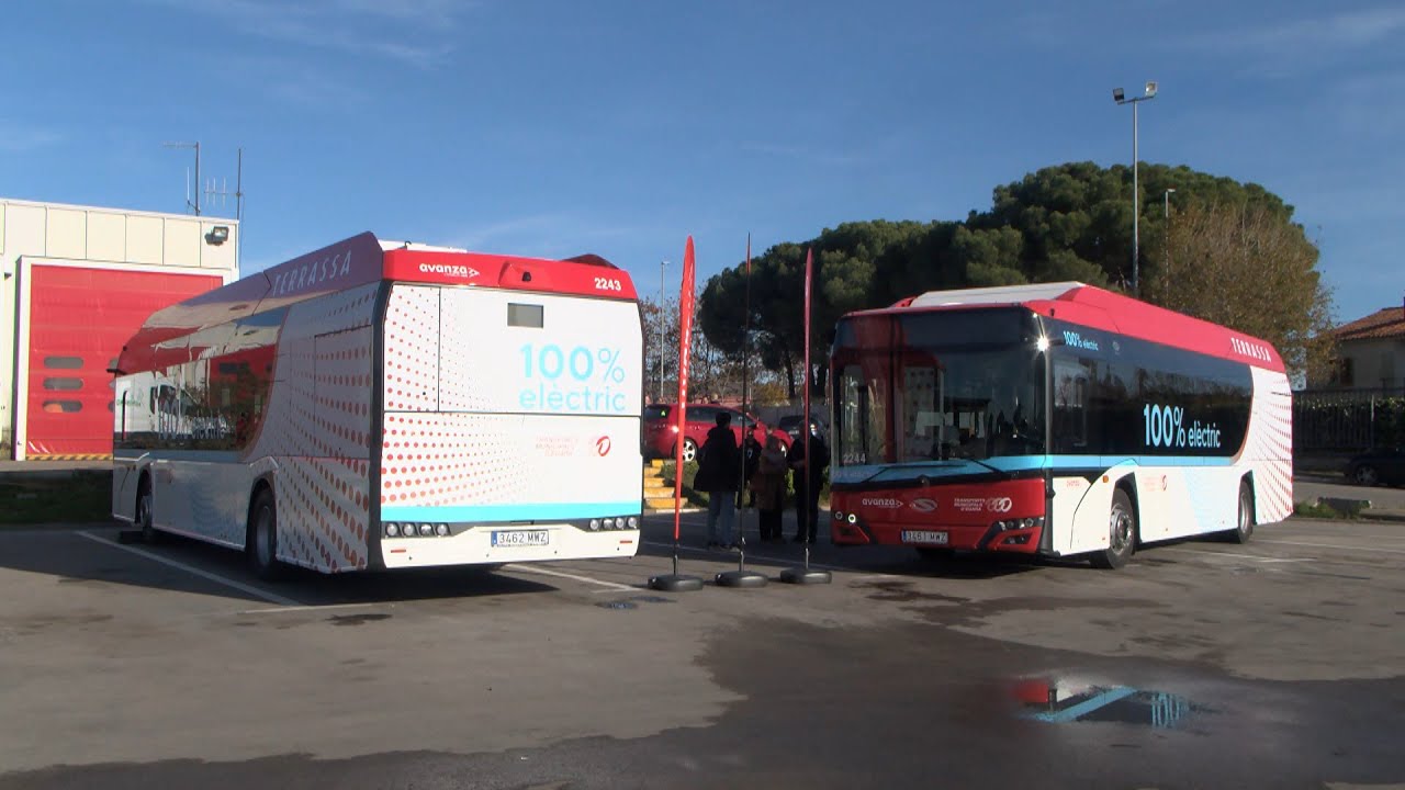 Ja circulen els dos primers busos 100% elèctrics de TMESA