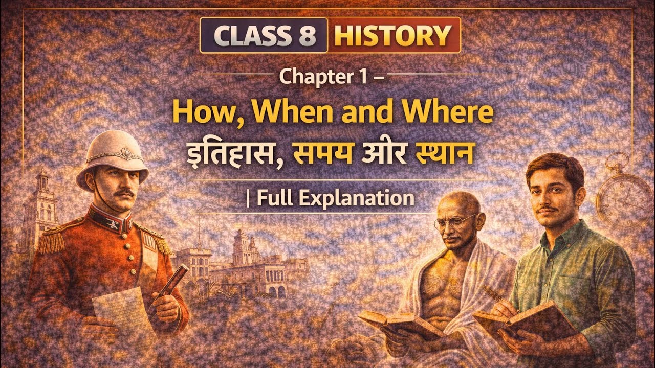 Class 8 History | Chapter 1 – How, When and Where | Full Explanation