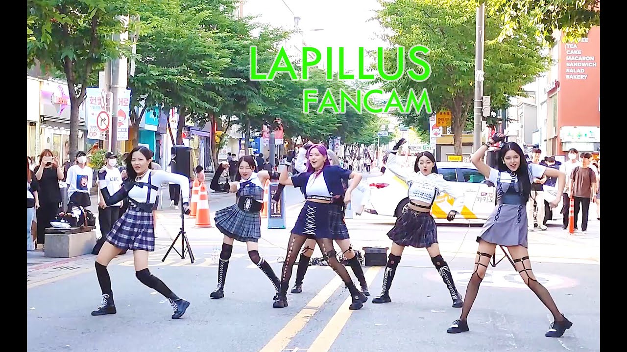 220624 라필루스(LAPILLUS) - 인사 + Don't Go Yet ...풀캠(FullCam) @신촌 버스킹