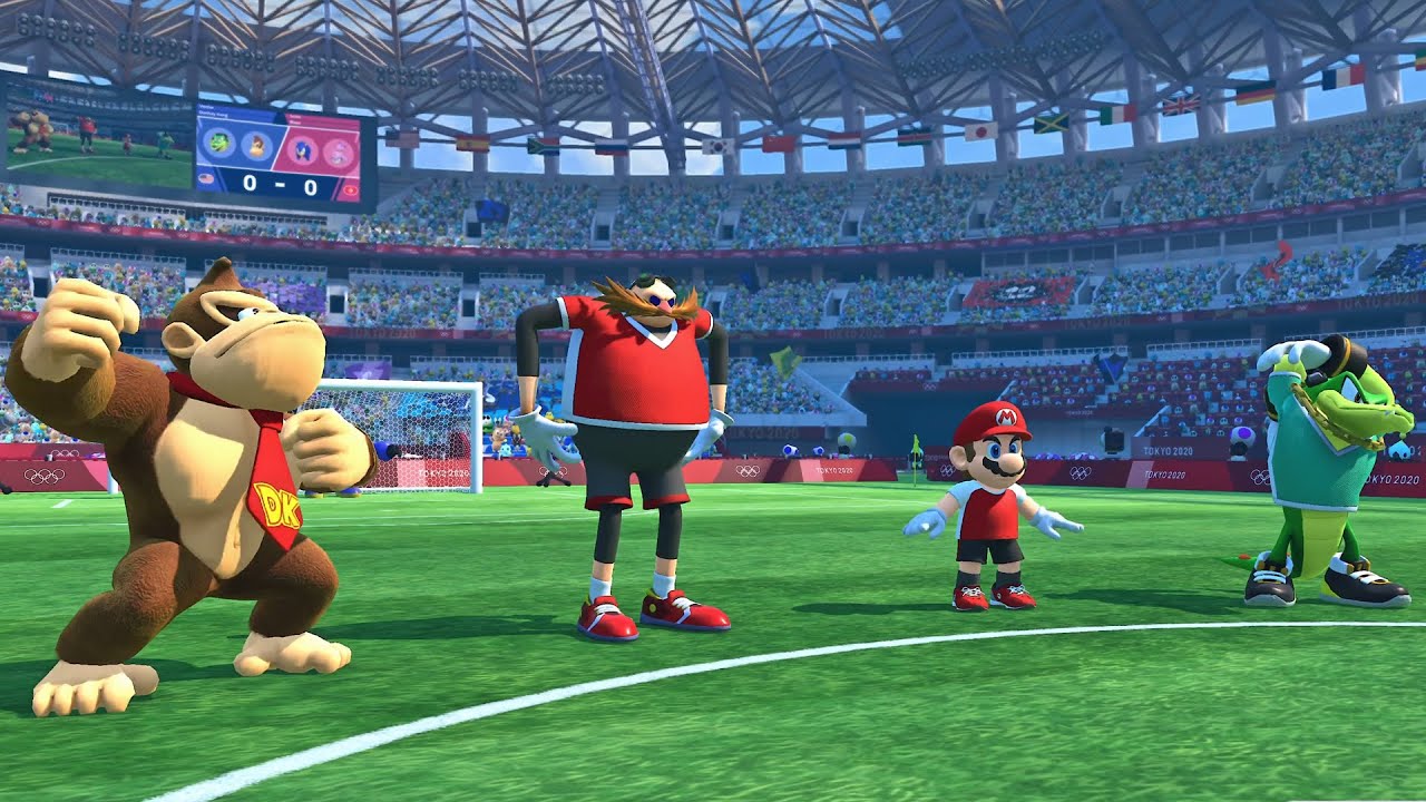 Mario and Sonic at the Tokyo 2020 Olympic Games - Football | Hardest com Alexgamingtv 4K