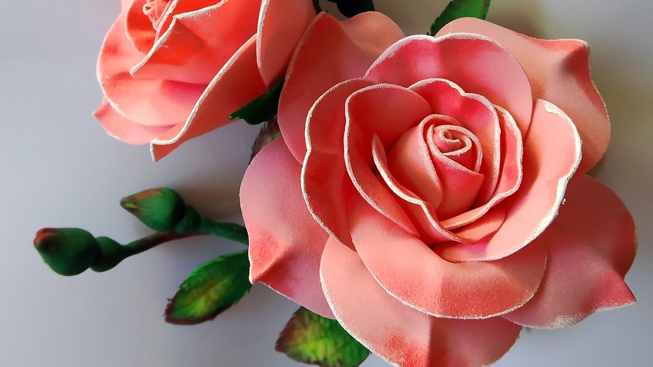 Rosa simples e linda em e v.a sem frisadores!!