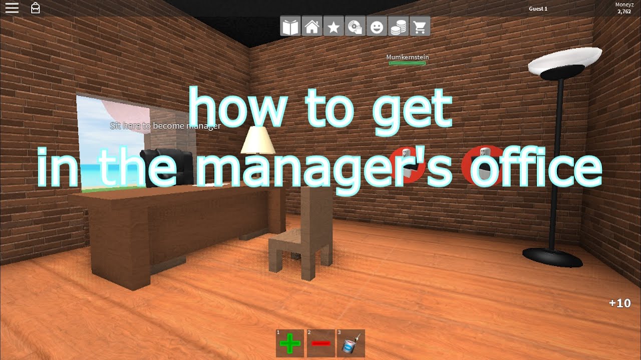 roblox : how to get in the manager's office - Work at a Pizza Place -