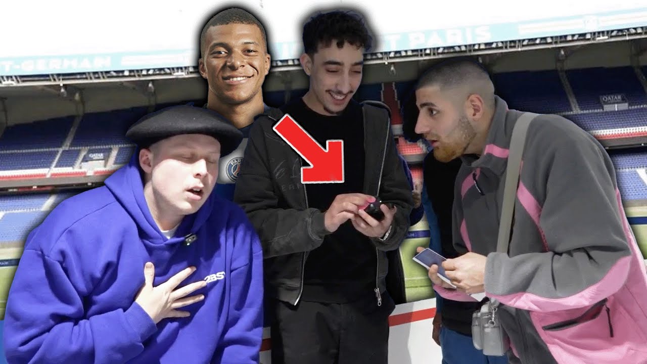 Jordan & Semih TELEFONIEREN mit KYLIAN MBAPPE LIVE im PSG STADION