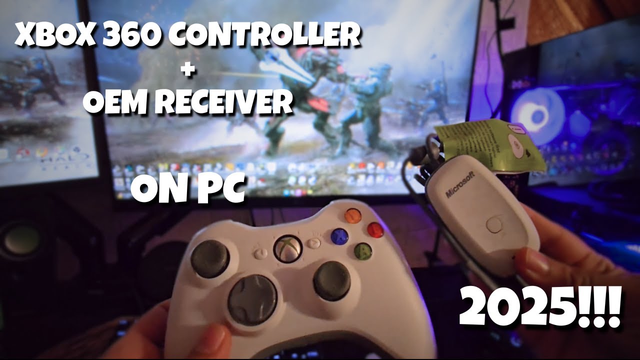 How to use a Xbox 360 controller on PC in 2025!!!