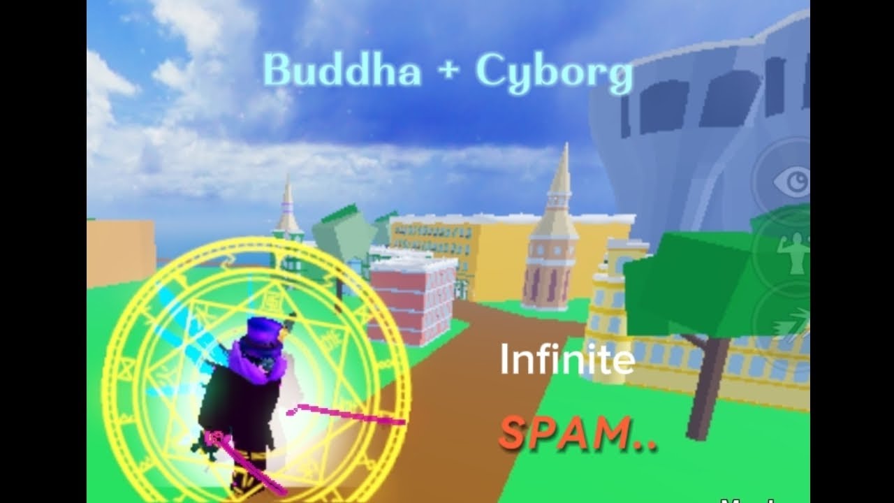 Blox fruits bounty hunting with buddha spam.. (first video)