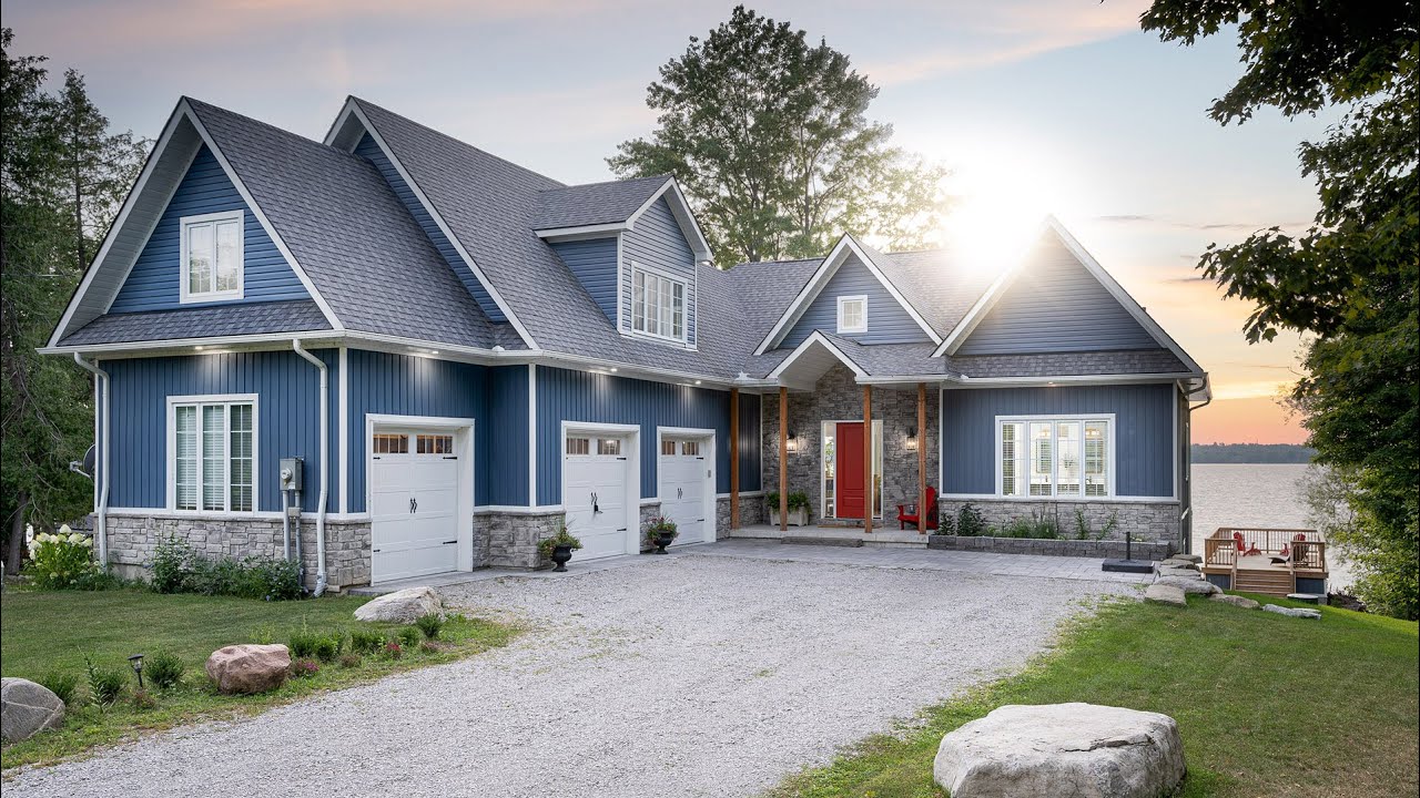 Ramara, Ontario Canada ( Luxury Lakefront House on Lake Couchiching )
