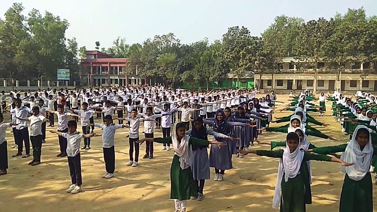 Morning Assembly Activities | Telihaty High School, Sreepur, Gazipur, Bangladesh | February 12, 2020