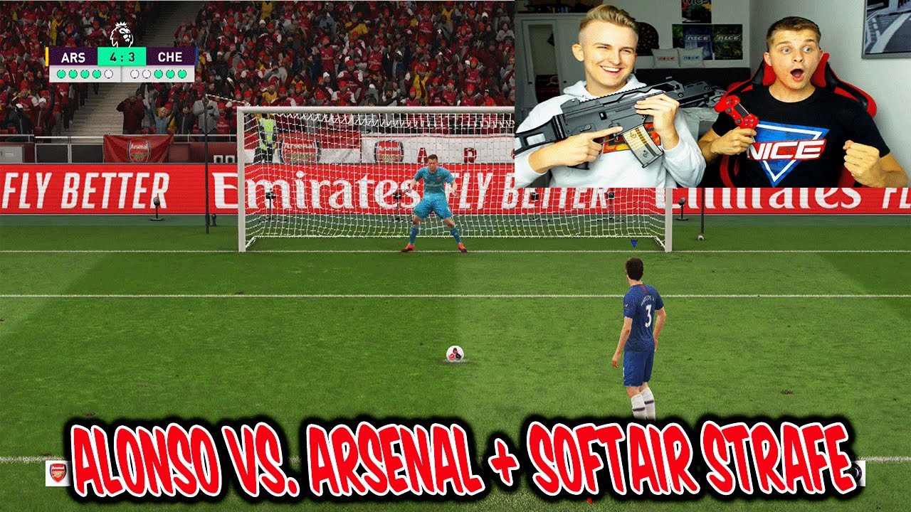 Harte SOFTAIR Bestrafung in ALONSO vs. ARSENAL 11 Meter schie&szlig;en vs. Bro! - Fifa 20 Ultimate Team