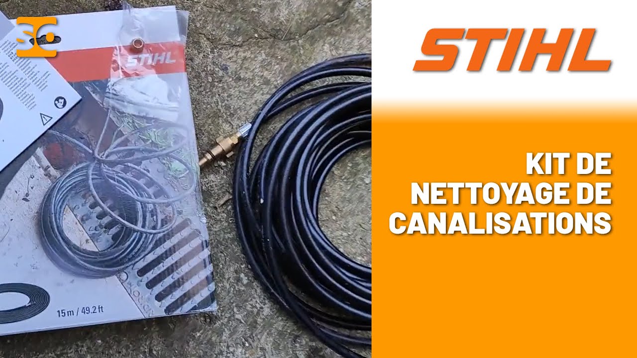 D&eacute;monstration du Kit de nettoyage de canalisations  - STIHL