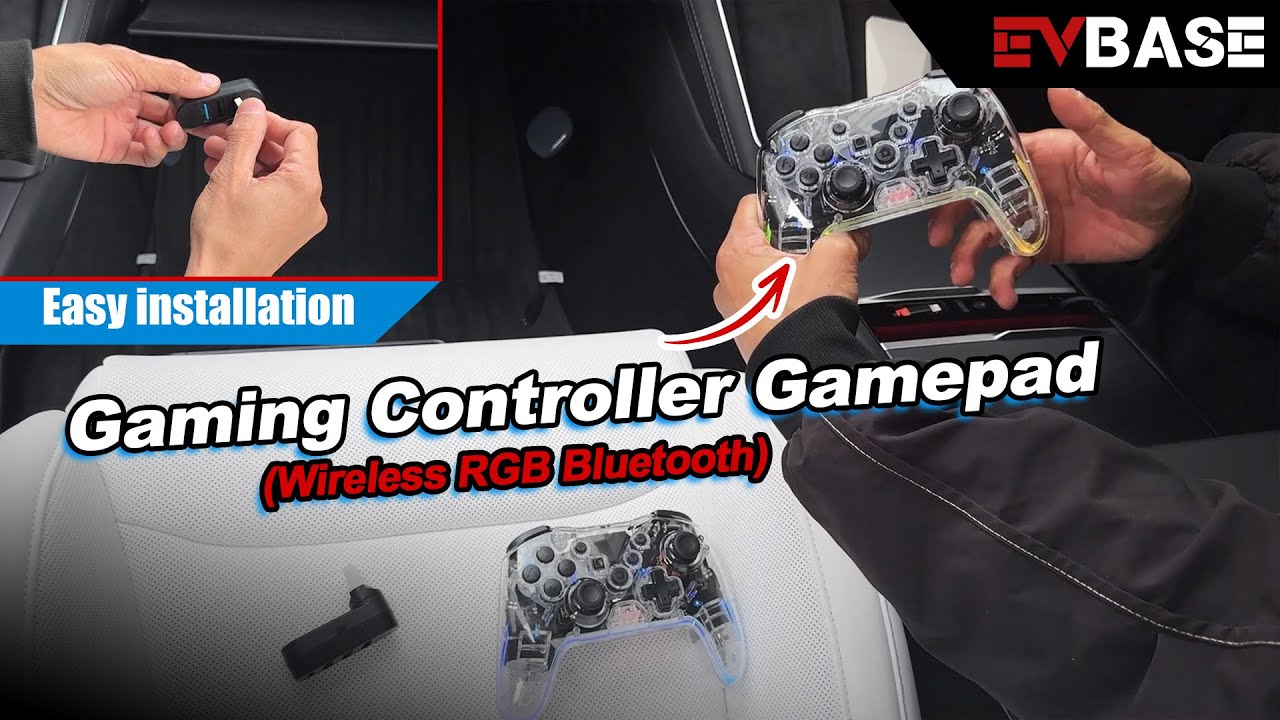 Лучший беспроводной геймпад для Tesla Arcade! Беспроводной приемник Bluetooth и 2,4 ГГц, RGB-конт...