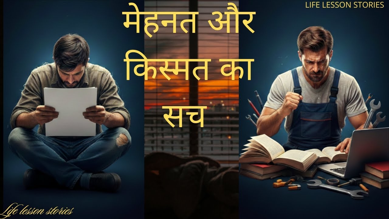 मेहनत और किस्मत का सच ⭐ जिंदगी की असली सीख 