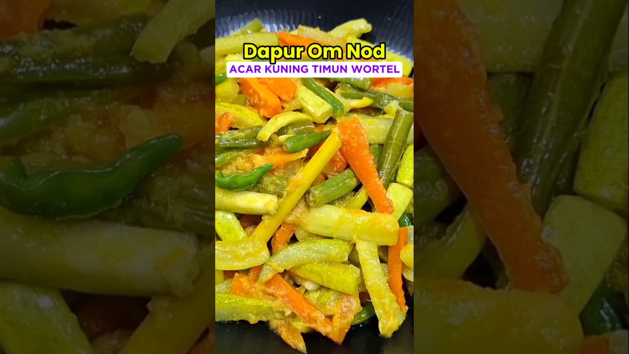 RESEP ACAR KUNING TIMUN WORTEL #cooking #acarkuning #resepacar