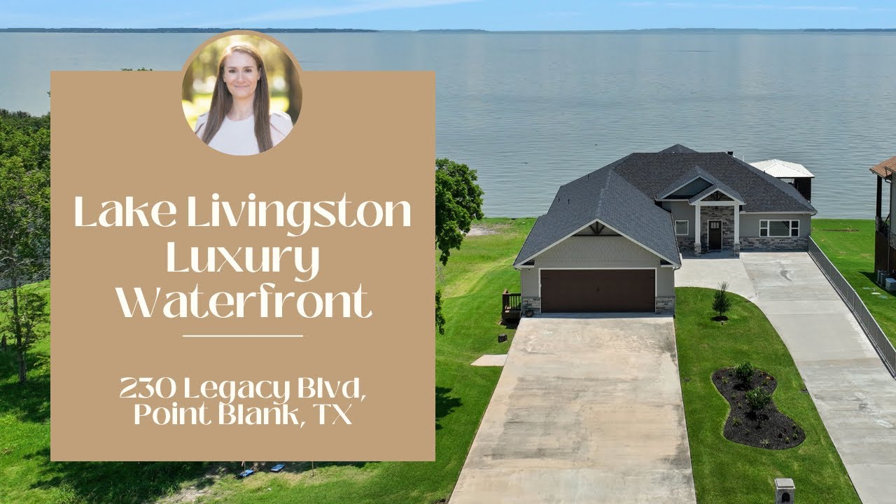 Lake Livingston, TX - Luxury Waterfront Home Tour
