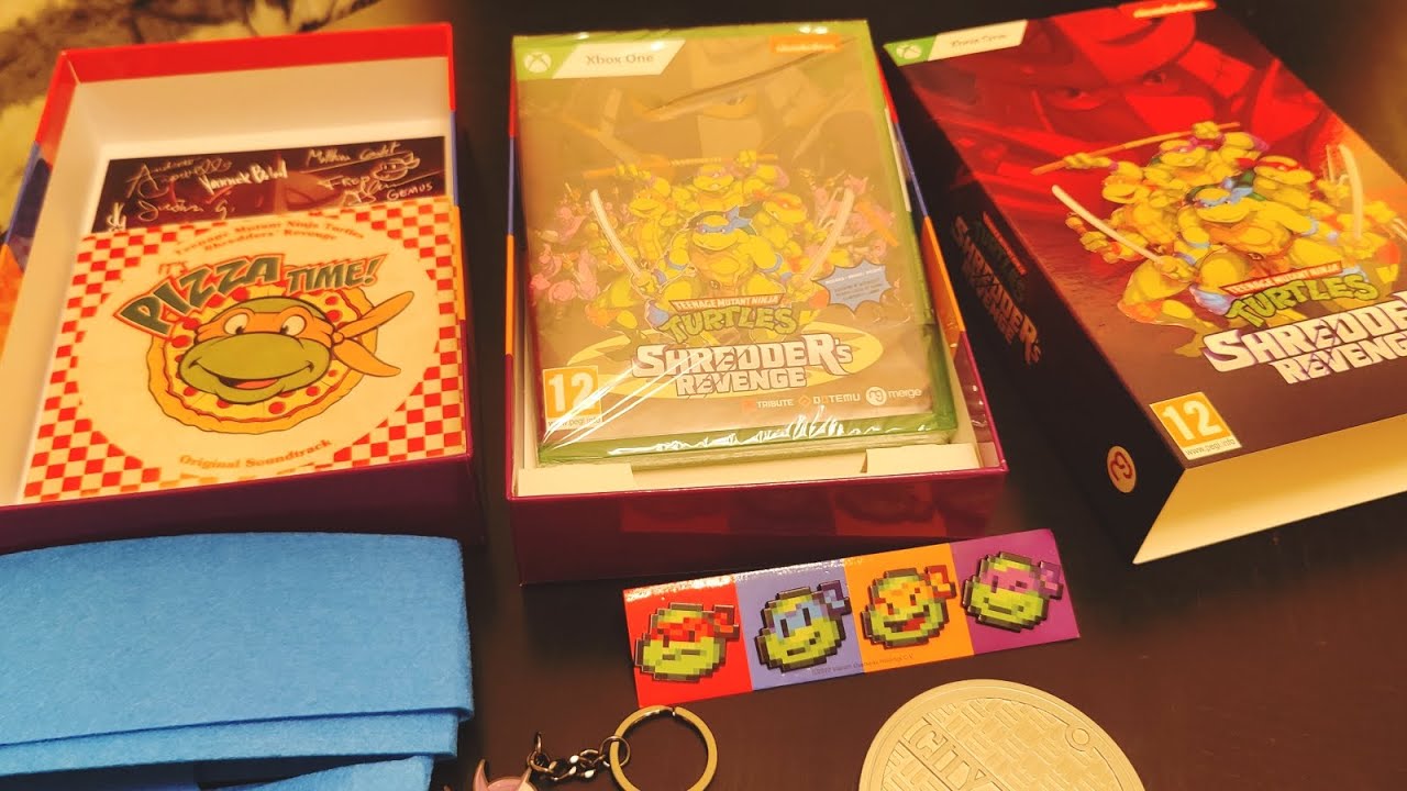 Unboxing Signature's edition of Teenage Mutant Ninja Turtles: Shredder's Revenge.