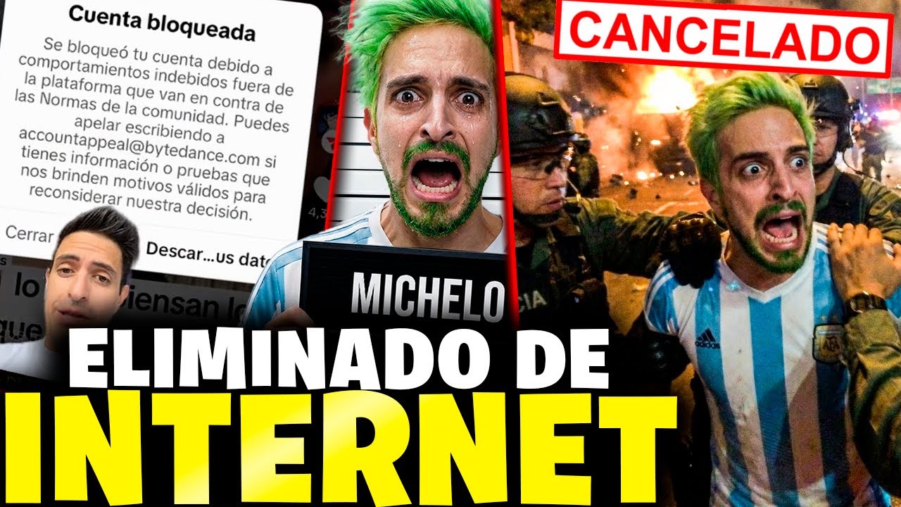 El FIN de Michelo 😱 LO BORRAN de INTERNET y CIERRAN todas sus REDES