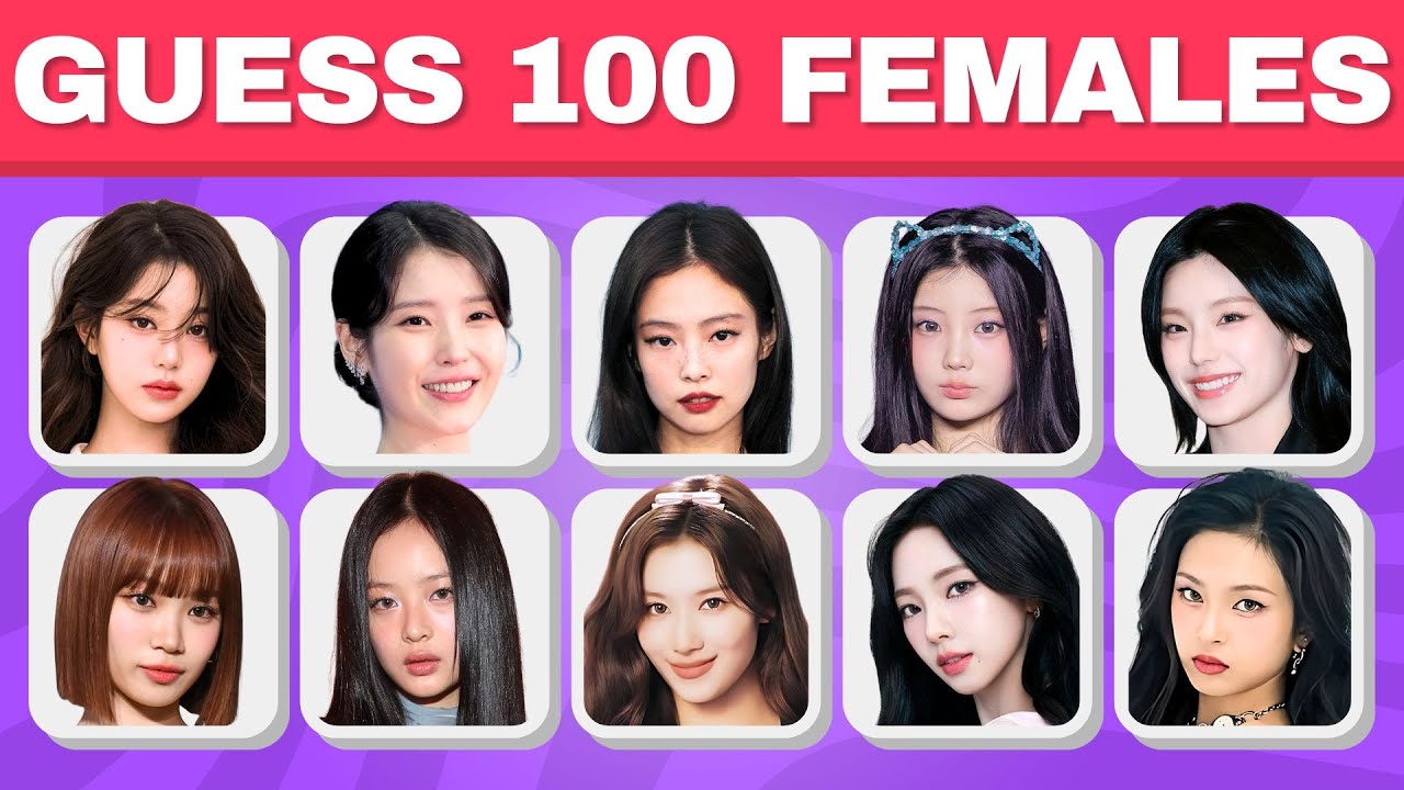 GUESS 100 FEMALE KPOP IDOLS IN 3 SECONDS 👧🏻 | KPOP GAME 2025