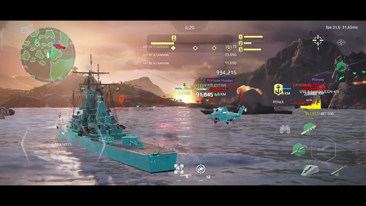 Modern Warships Mobile | Escort Mode | POCO X6 Pro