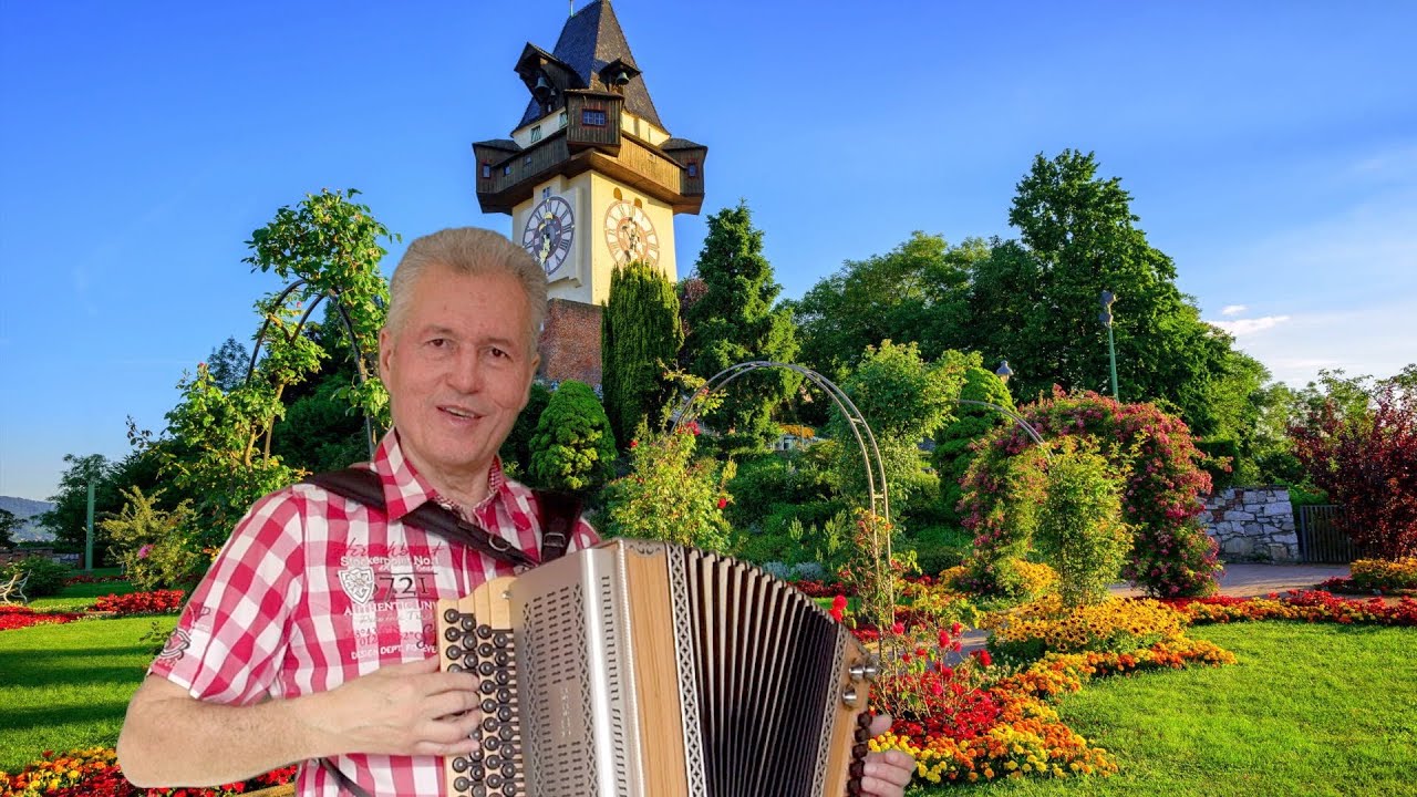 Du mußt am Schloßberg auf der Steirischen mit Gesang von Gottfried Kletzmair ( G-C-F-B )