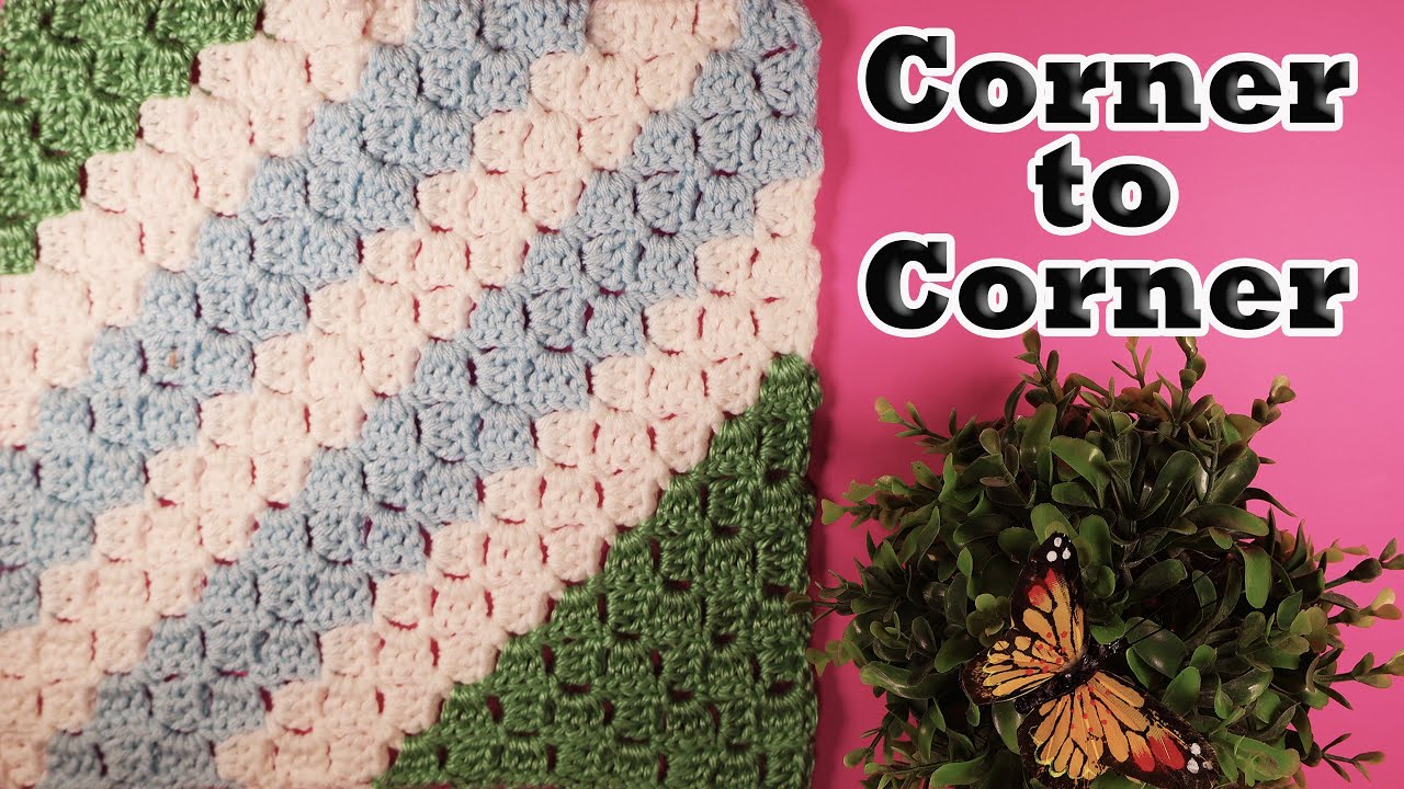 Super Easy! Corner to Corner | C2C | Beginner Friendly Crochet