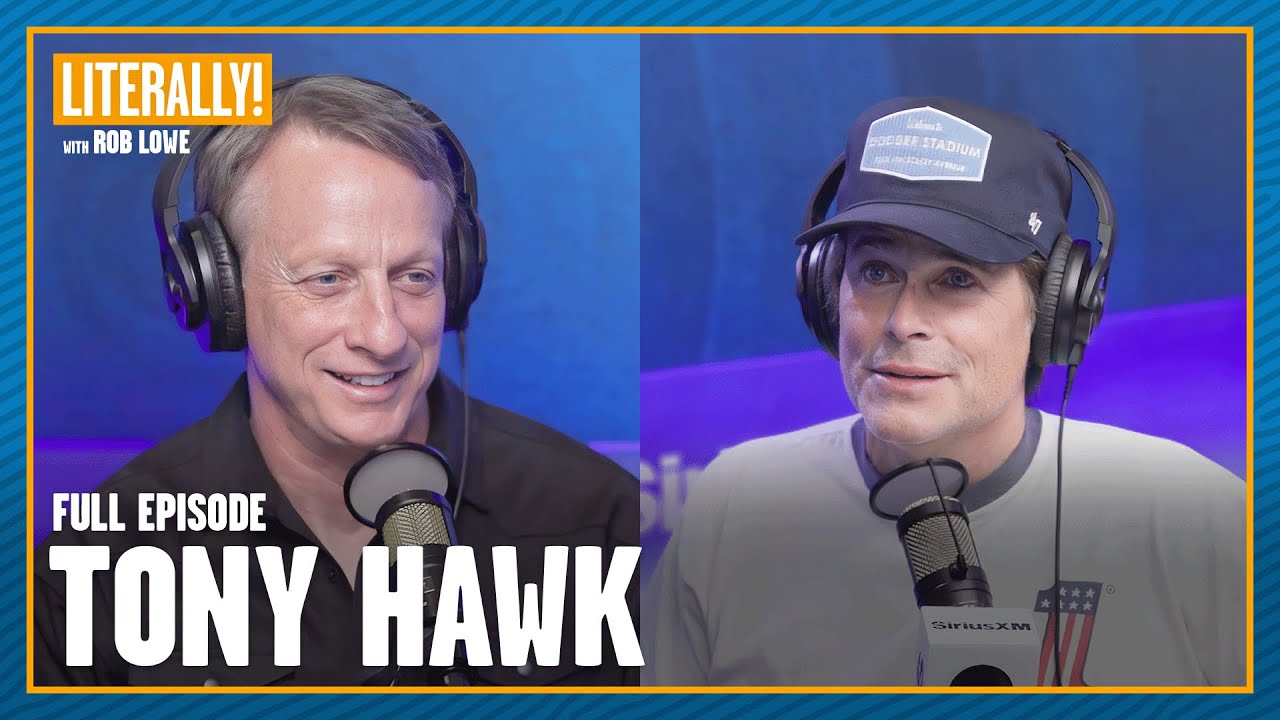Tony Hawk Wants Rob Lowe To Get Back On The Skateboard | Literally! with Rob Lowe