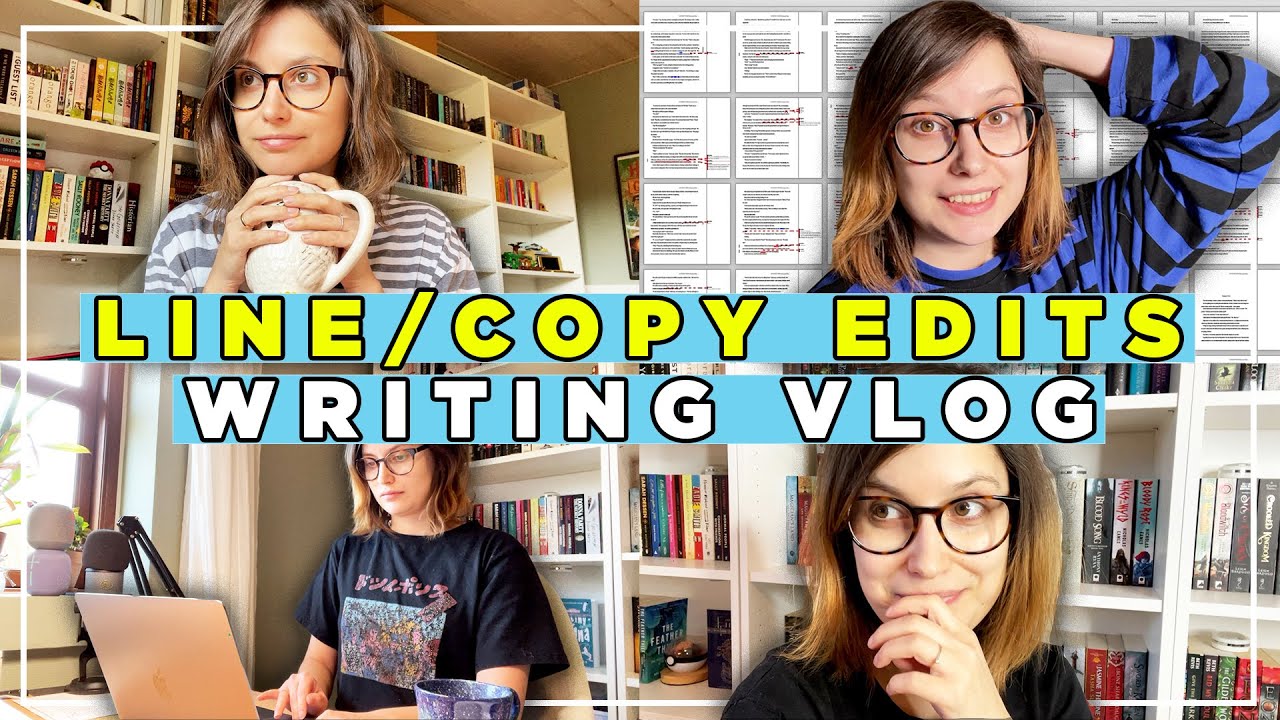 EDITING MY BOOK (line & copy edits) // writing vlog 2022