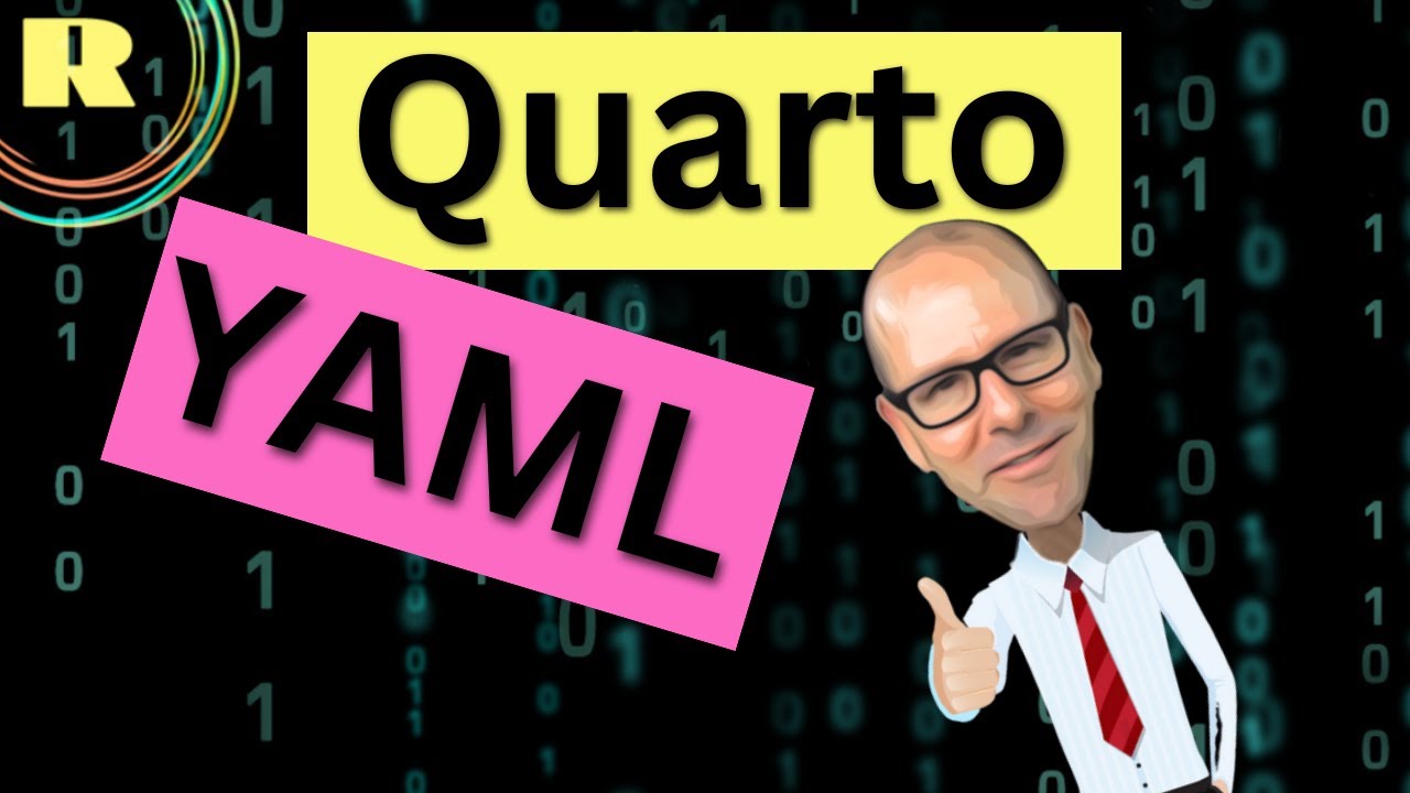 Quarto - How to use YAML in R Studio to configure your quarto document