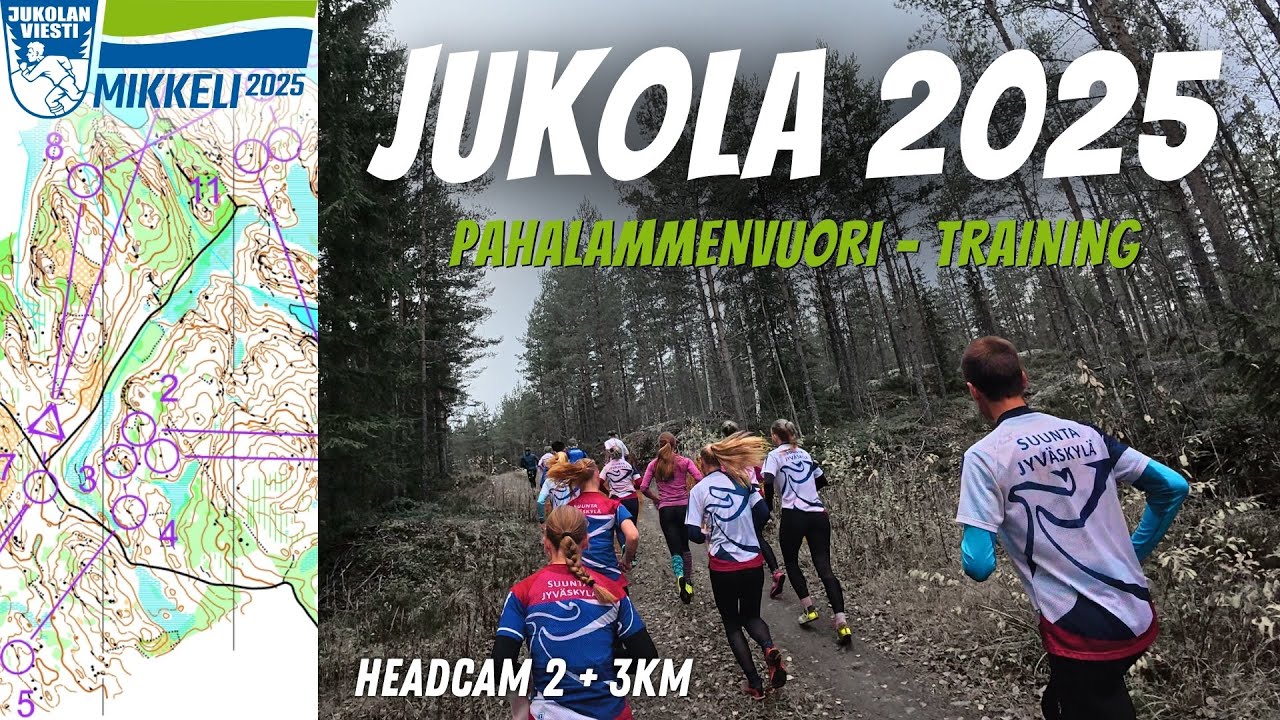 🗺️🌲Mikkeli-Jukola 2025 harjoitus - Pahalamminvuori | 📹Suunnistus