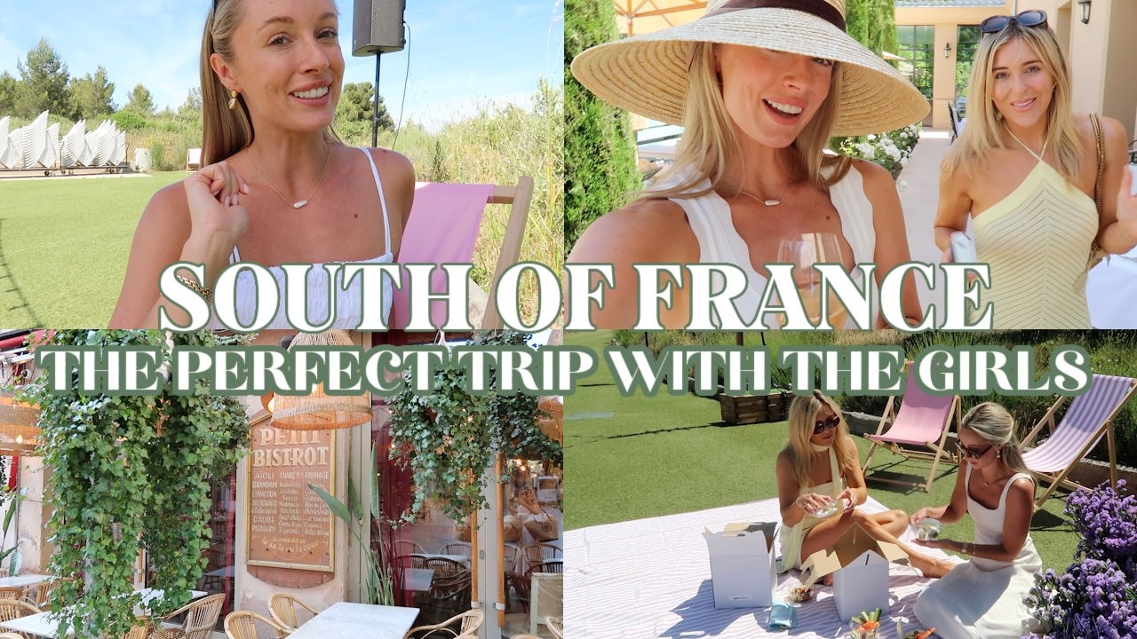 A Girls Trip to South of France 🏖️💛✨ TRAVEL VLOG - Aix en Provence  🫧🐚🤍