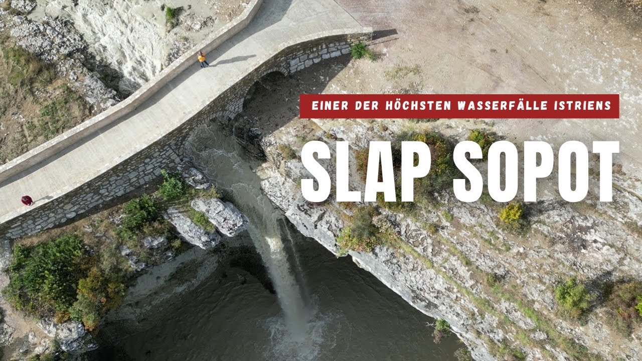Slap Sopot - einer der h&ouml;chsten Wasserf&auml;lle in Istrien (Kroatien)