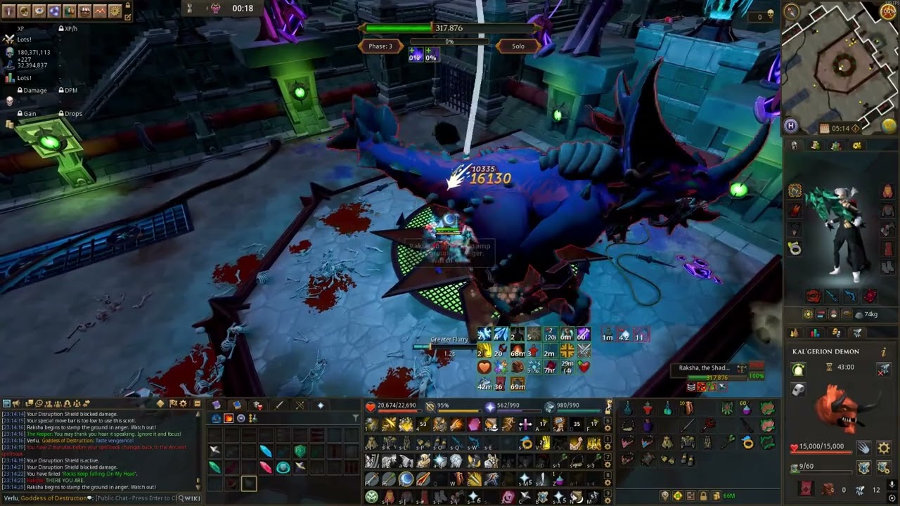 Raksha Solo 52.8 Seconds Mage/Melee