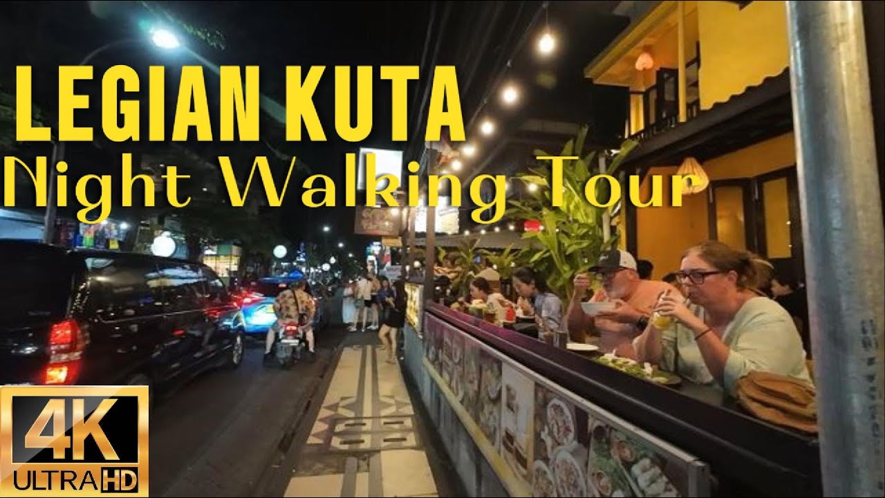 Legian Street Kuta Night Walking Tour | Explore Legian Street Kuta Bali at Night