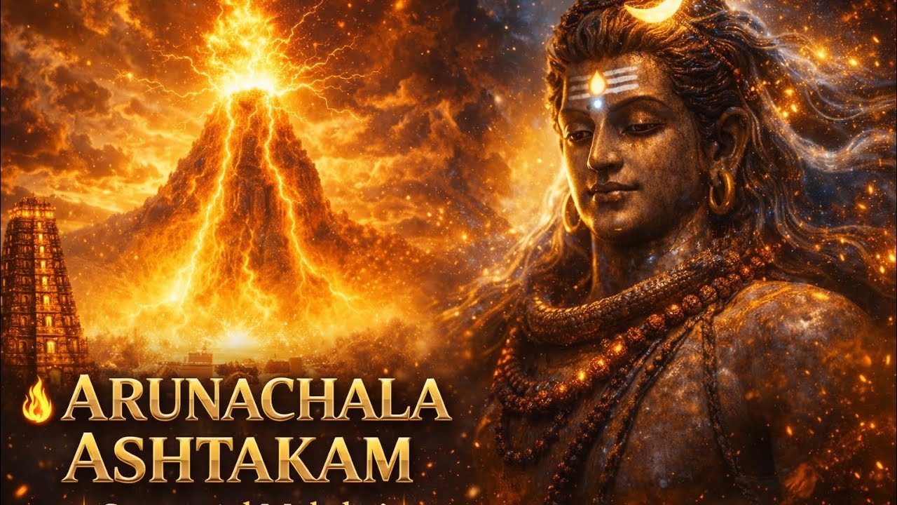 Arunachala Ashtakam | Smaranad Moksha | Powerful Shiva Stotram | Arunachaleshwara Song