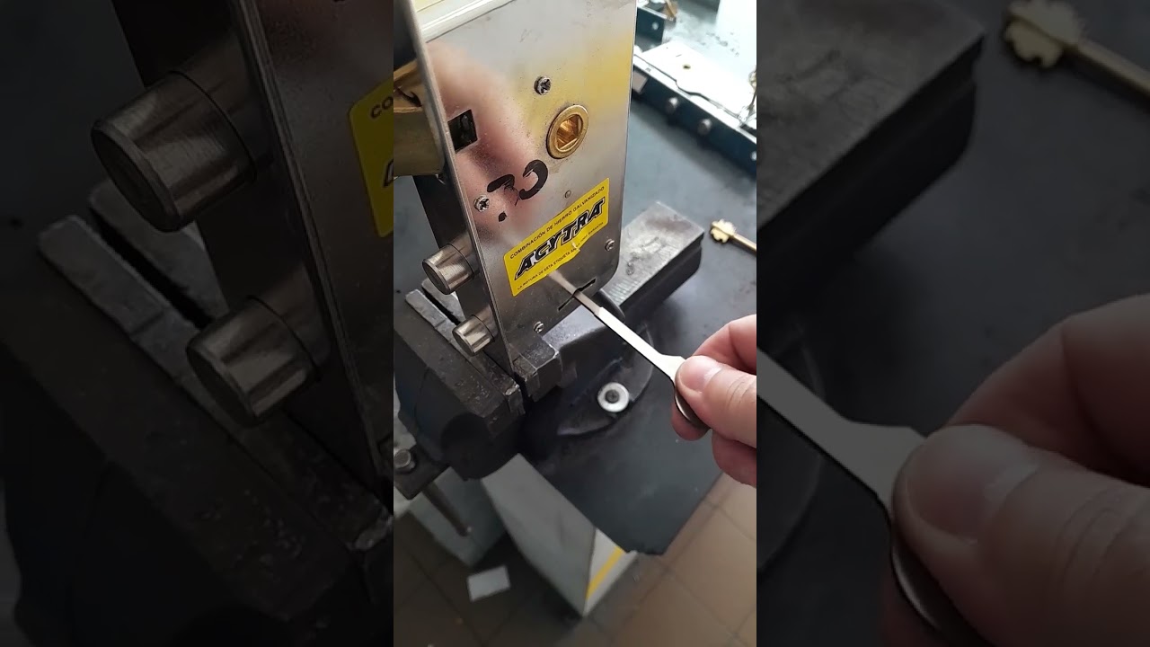 Explicación Try Out Keys para cerraduras 6 placas👍🔑#cerrajería #cerrajero #lockpicking