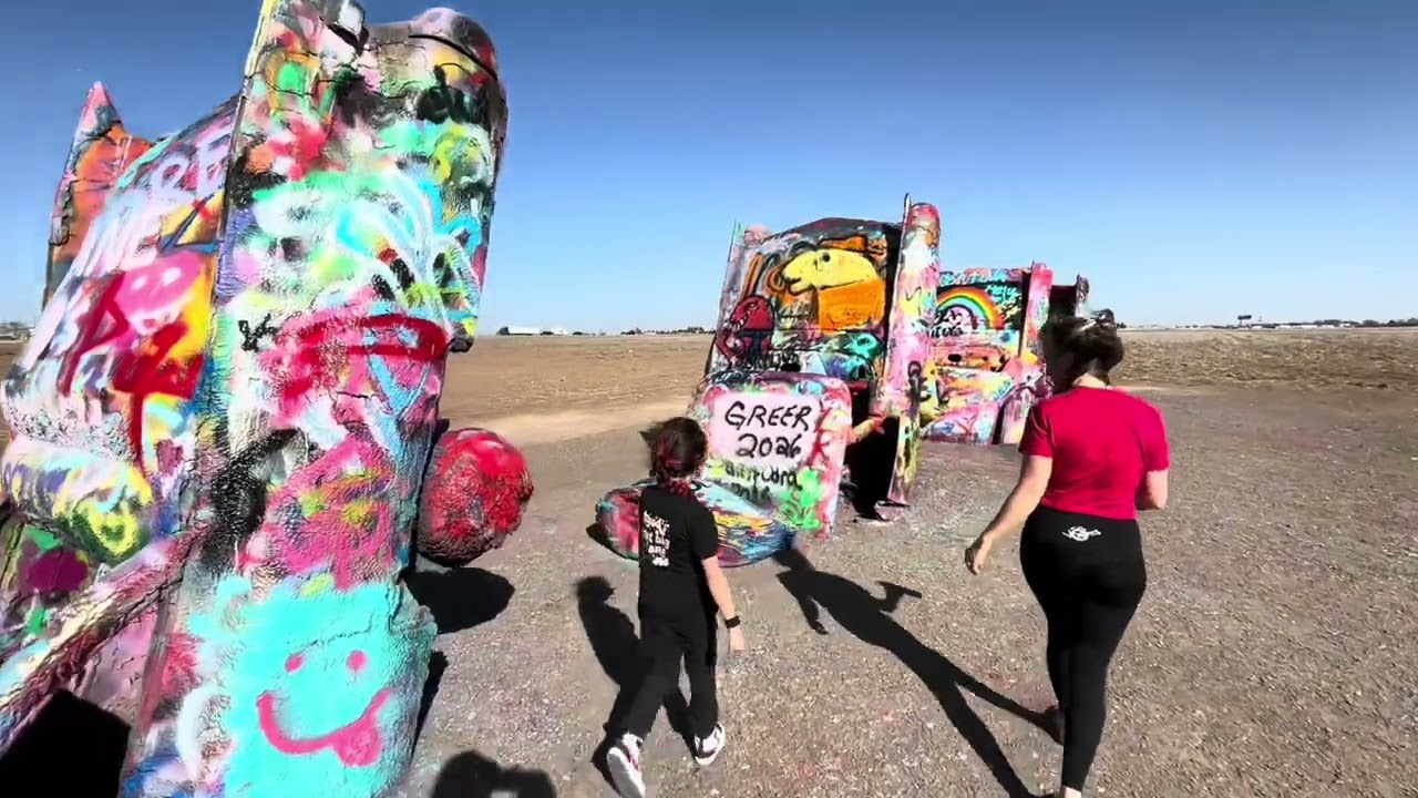 Cadillac Ranch #route #route66 #cadillacranch 