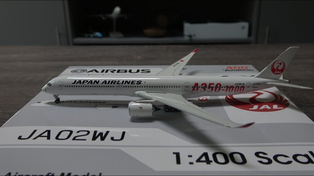 EXCELLENT Aviation400 Japan Airlines Airbus A350-1000 Model Unboxing & Review