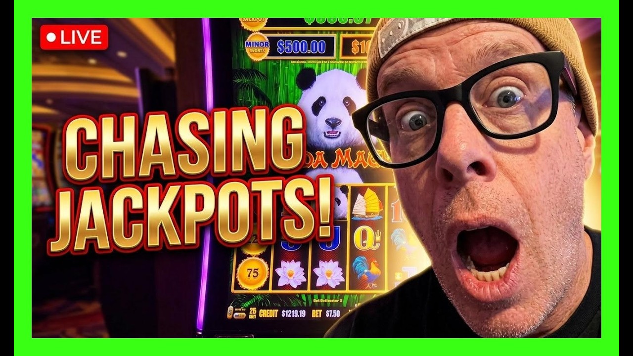 🔴LIVE: Satueday Night Slots&hellip; Let&rsquo;s Chase Jackpots 🎰🔥