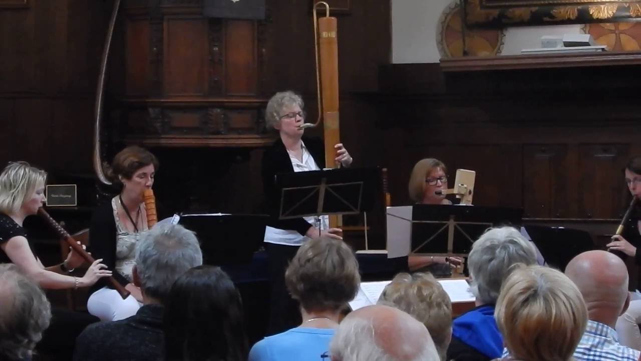 John Ward gespeeld op renaissance consort door P.C Recorder Players