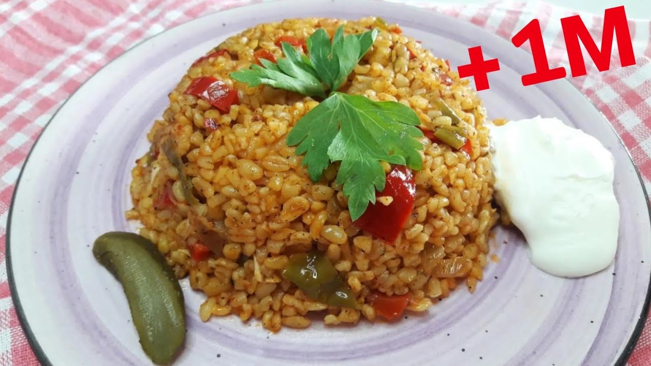 برغل تركي بالخضار 🇹🇷 الوصفة الأصلية مثل المطاعم 👌Recette  de boulgour aux légumes.