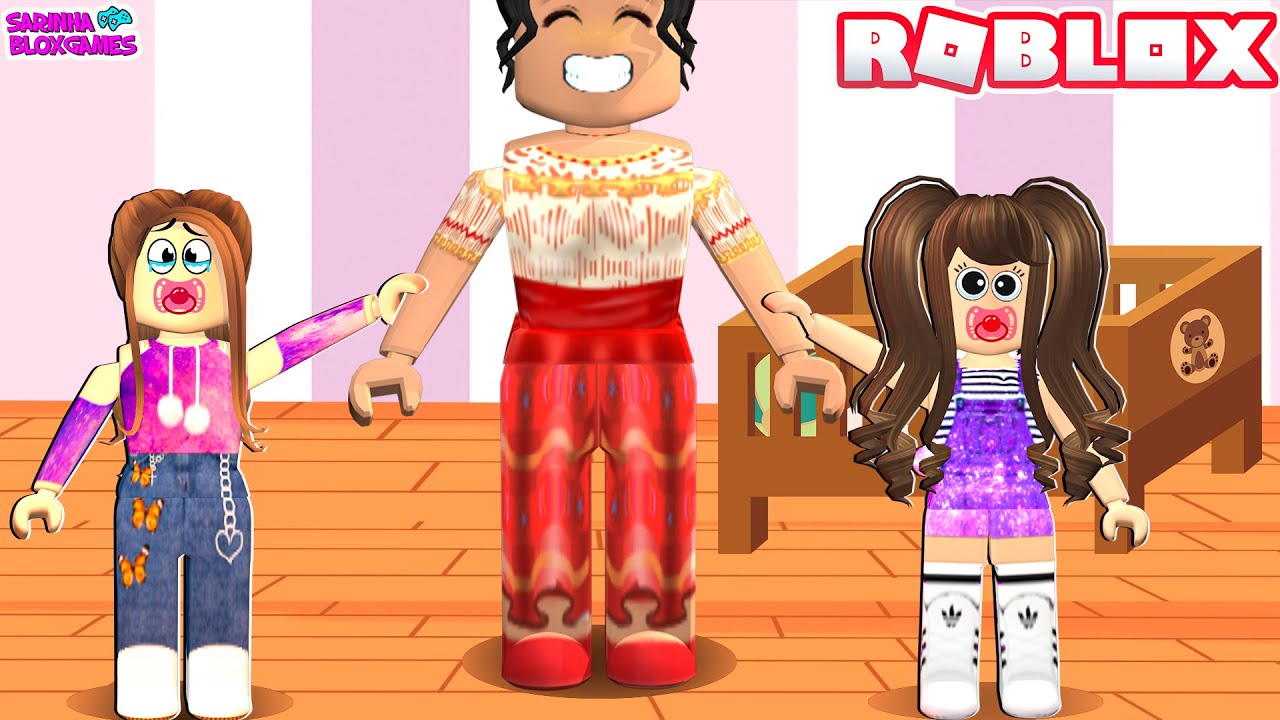 FOMOS ADOTADAS E DEU TUDO ERRADO!! Adoption Store 1 e 2- Roblox