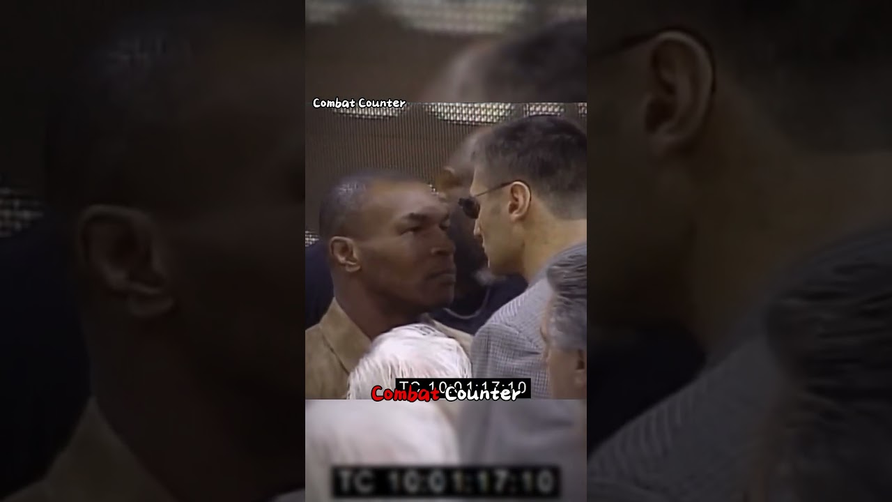 Scariest boxing face offs 🥶🥶 #miketyson #boxing #shorts