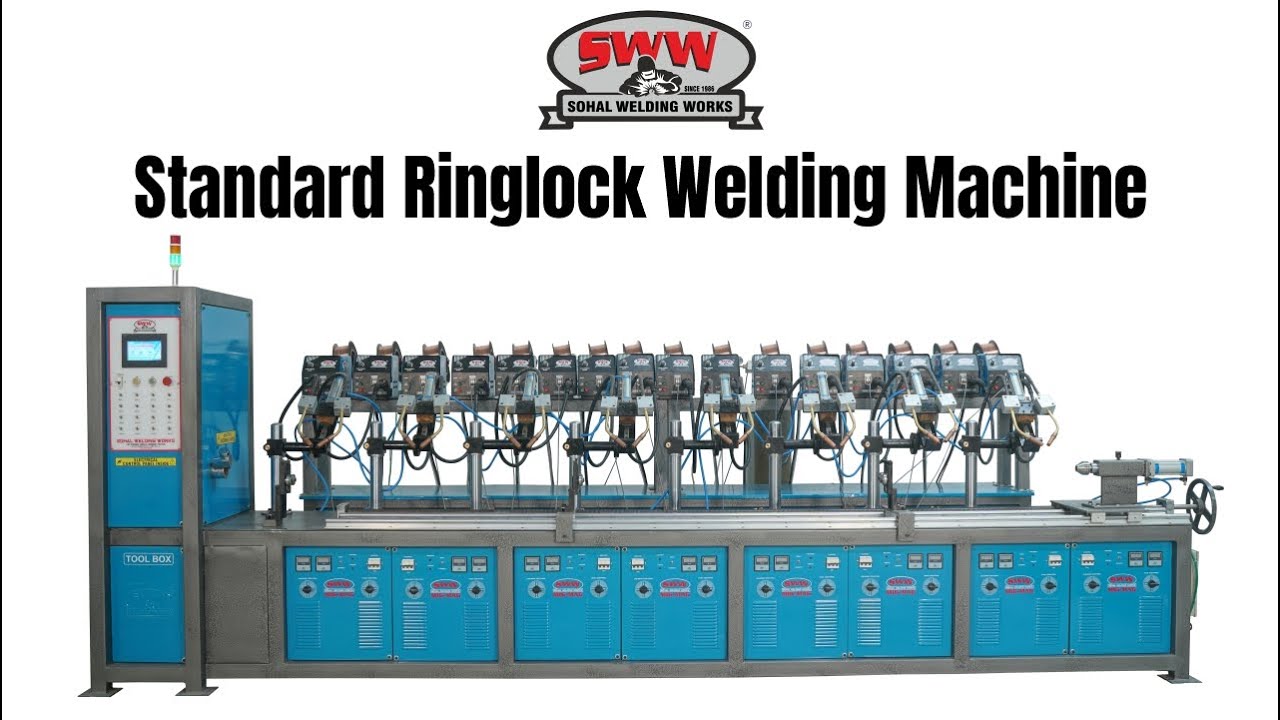 Scaffolding Standard Ringlock Welding Machine  - Sohal Welding Works (INDIA) Full Video