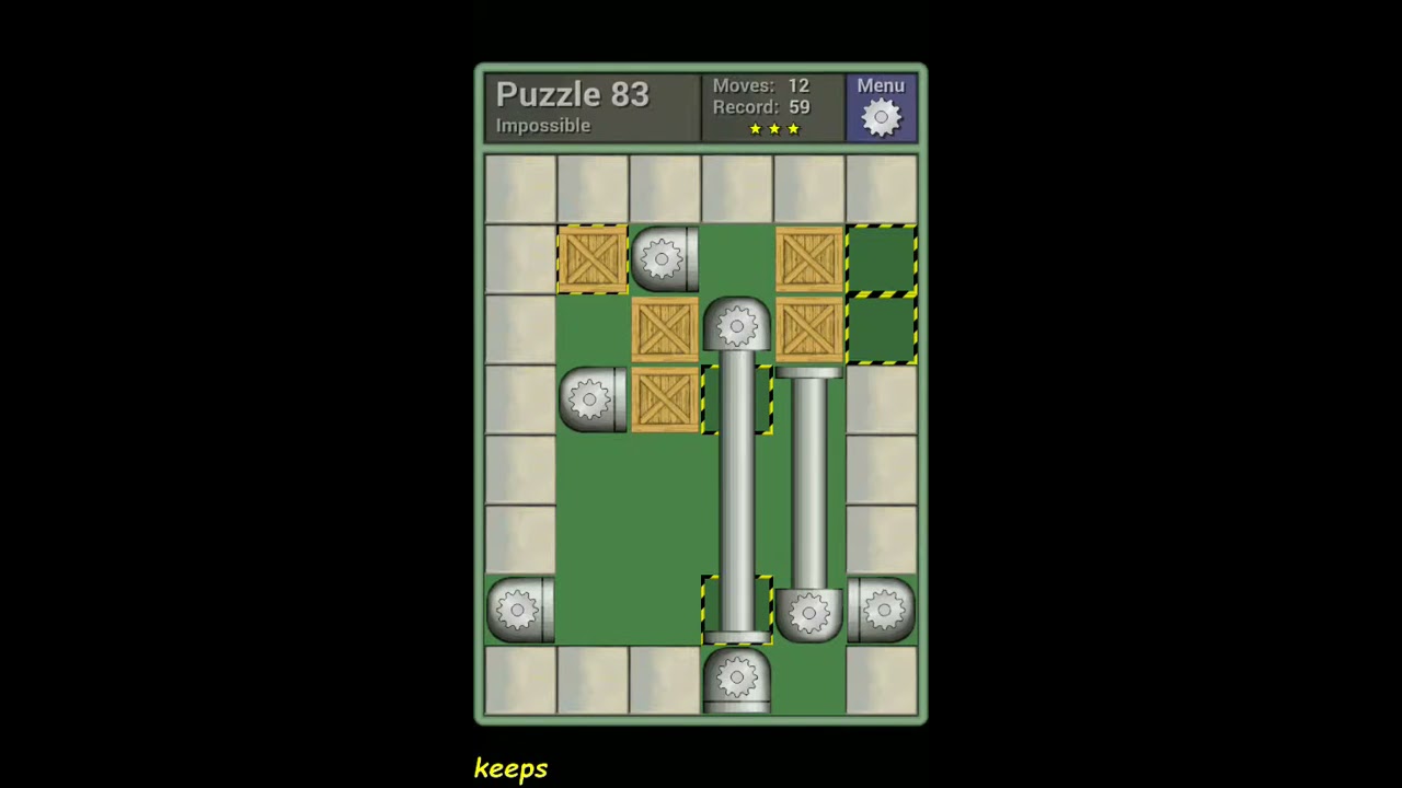 Pushing Machine (Impossible) Level Puzzle 83 - Perfect Solution
