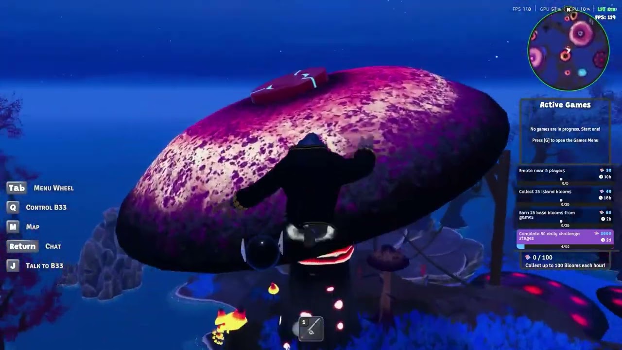 Building progress on Nifty island