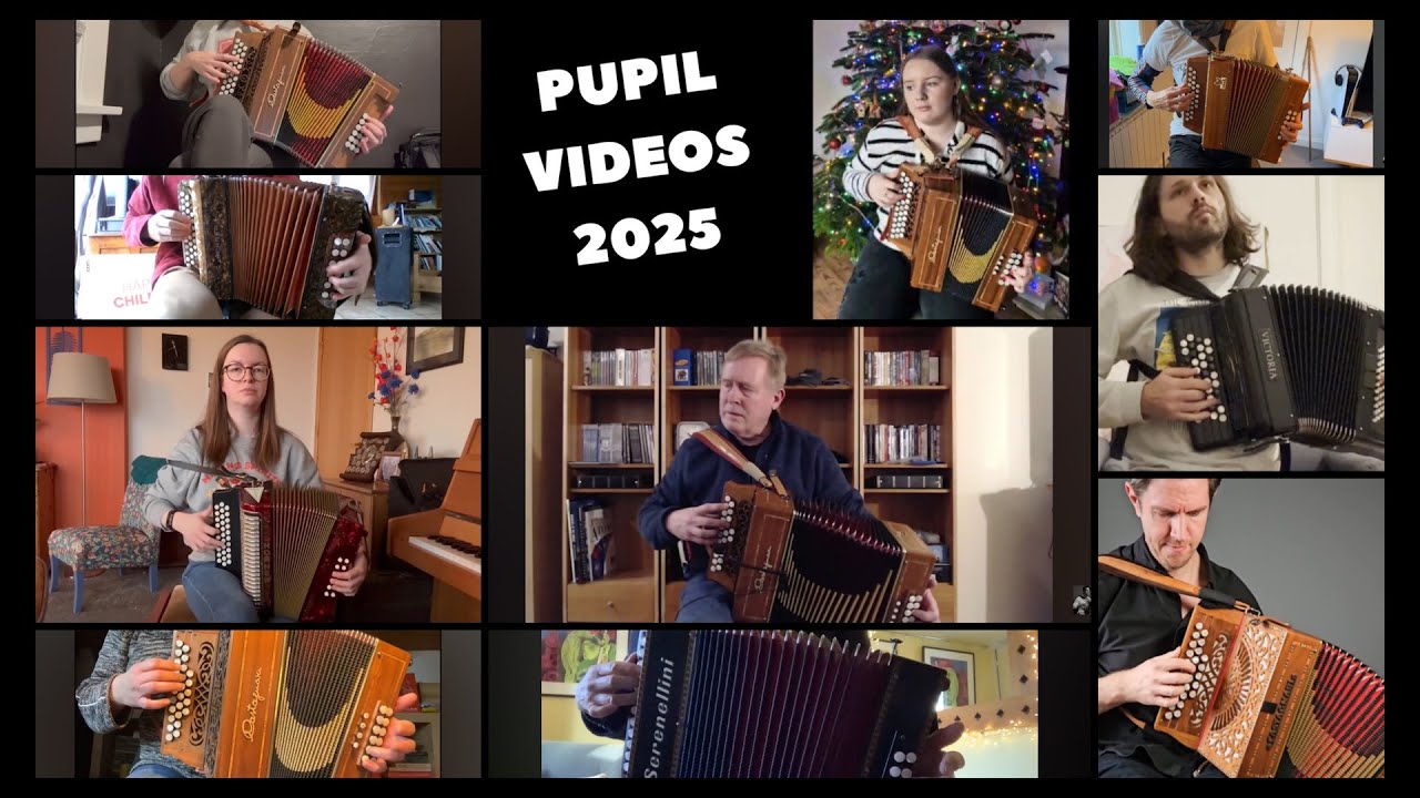 Melodeon / Accordion Pupils Compilation Video 2025 - Paul Young